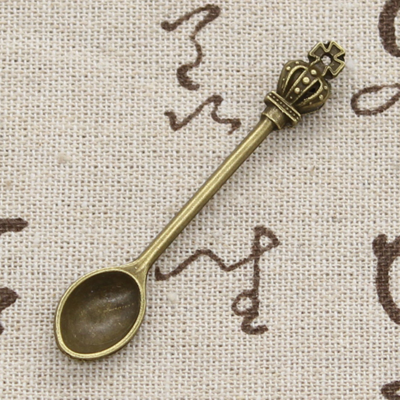 8pcs Charms Kitchen Spoon Crow - Vintage Collectible Spoons recension och pris