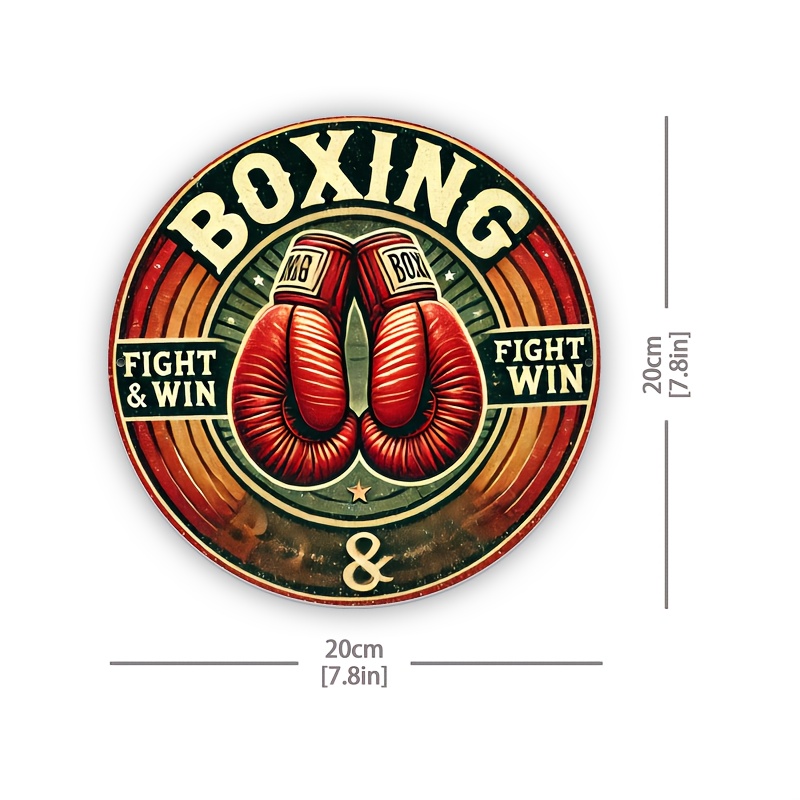 Room Decor 1pc Retro Boxing Gy - Vintage Collectible Plates recension och pris