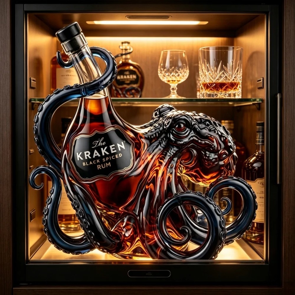 Vintage Kraken Octopus Rum Bot - Vintage Collectible Bottles recension och pris