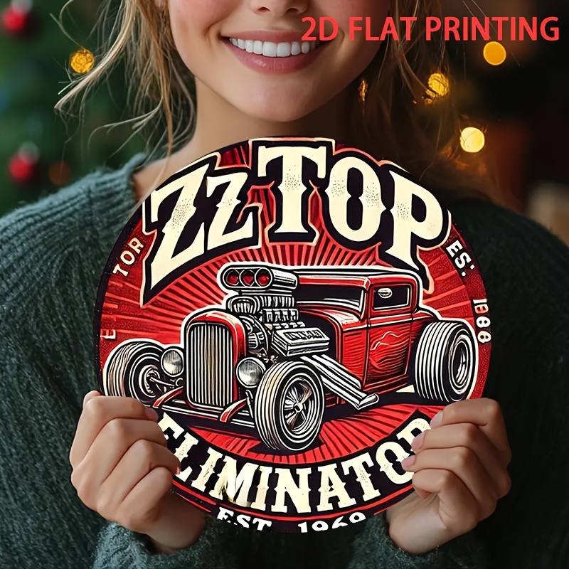 2D Flat, 1pc ZZ Top Eliminator - Vintage Collectible Plates recension och pris