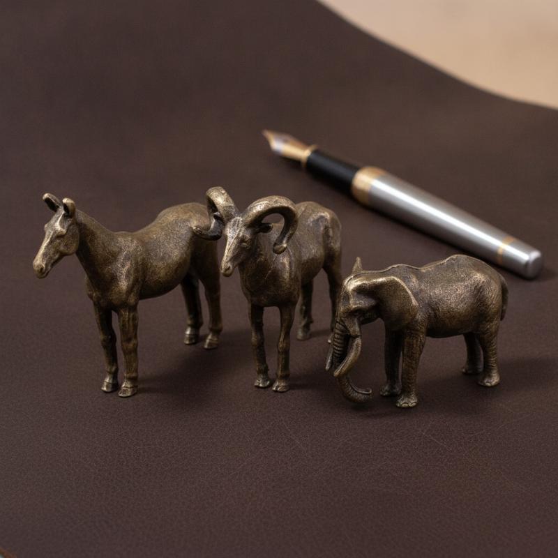 Solid Brass Animal Figurines H - Vintage Collectibles Store recension och pris