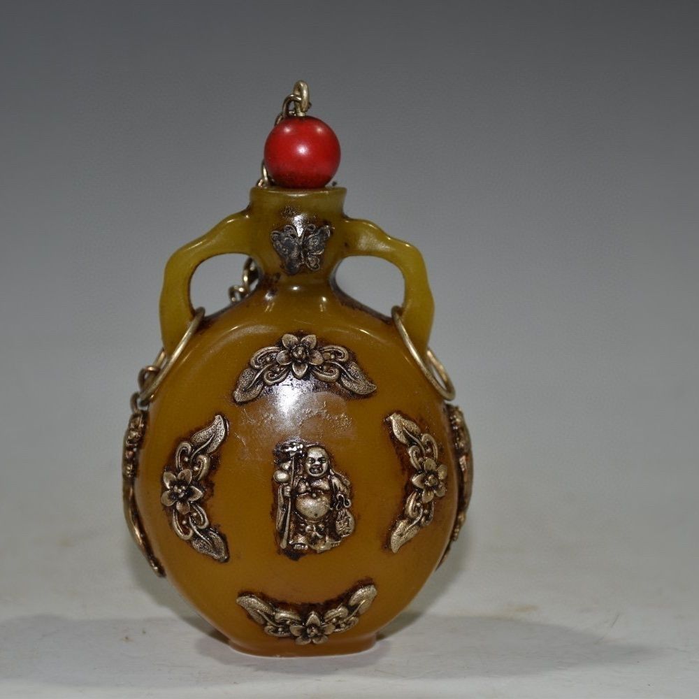 Vintage Collectible Carved Amb - Vintage Collectible Bottles recension och pris