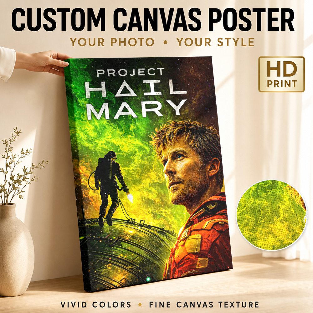 Project Hail Mary Movie Canvas - Vintage Collectible Posters recension och pris