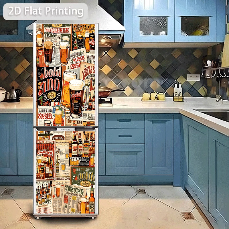 Refrigerator Sticker  Refriger - Vintage Collectible Posters recension och pris