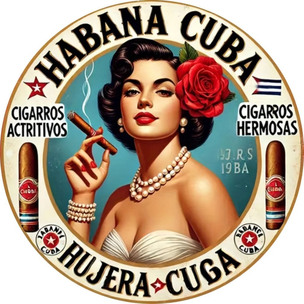 Vintage Havana Style Cigar Gir - Vintage Collectible Plates recension och pris