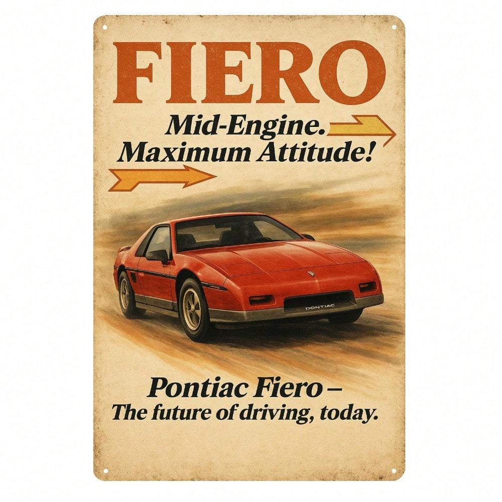 VSKFRS Vintage Metal Tin Poste - Vintage Collectible Posters recension och pris