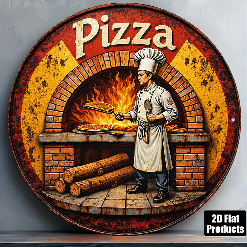 2D Retro Metal Sign, Vintage P - Vintage Collectible Plates recension och pris