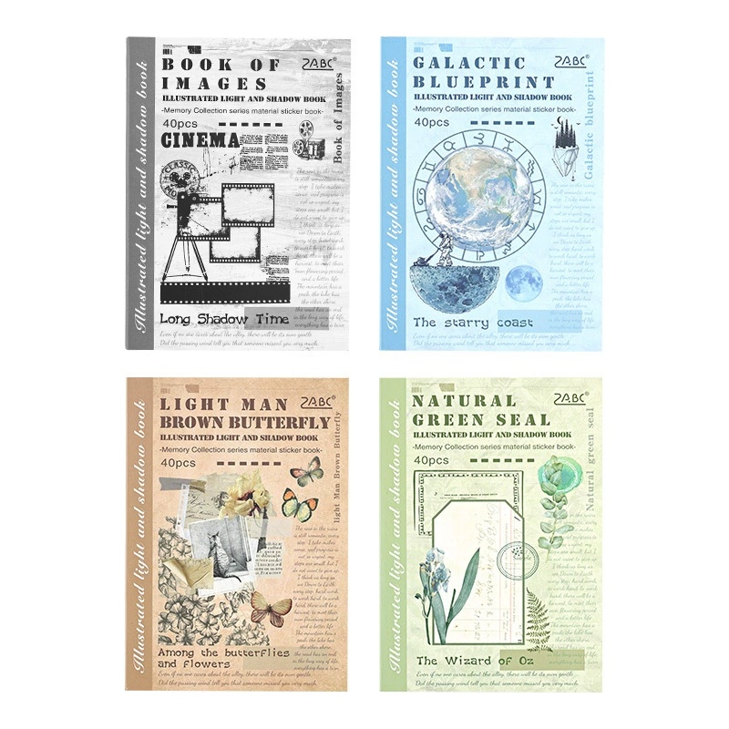 40 Sheets Illustrated Light Sh - Vintage Collectible Books recension och pris