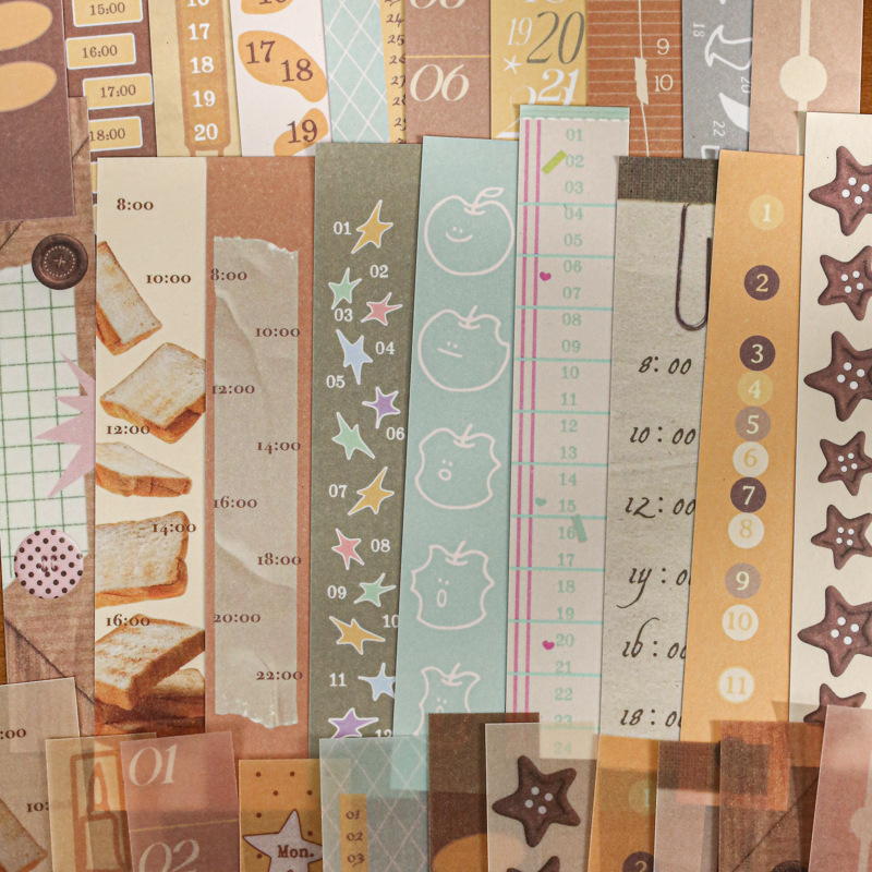 40Pcs Vintage Washi Paper Long - Vintage Collectible Books recension och pris