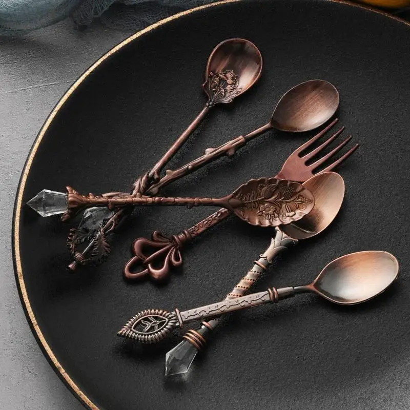 6pcs Vintage Spoons Fork Royal - Vintage Collectible Spoons recension och pris