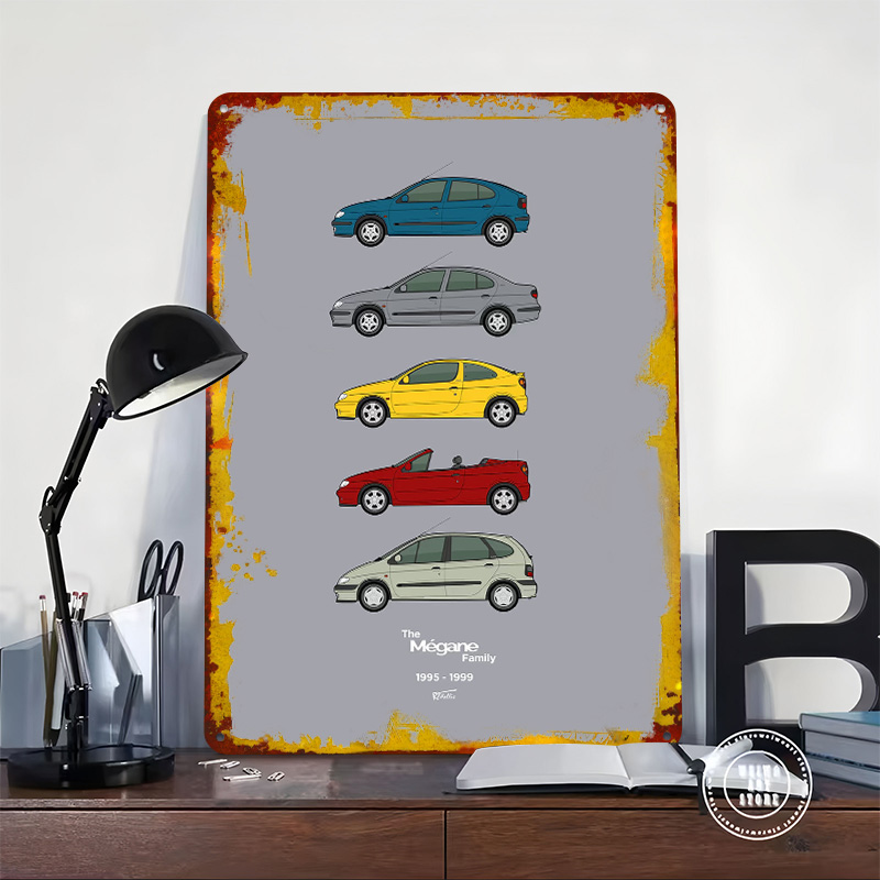 Sports Car Megane Collection 1 - Vintage Collectible Posters recension och pris