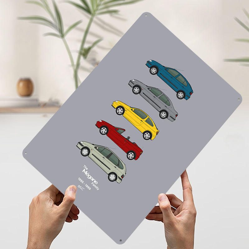 Sports Car Megane Collection 1 - Vintage Collectible Posters recension och pris