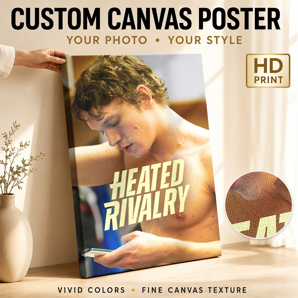 Heated Rivalry Movie Canvas Pa - Vintage Collectible Posters recension och pris