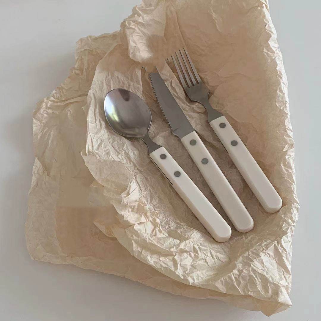 French Vintage Milk White Retr - Vintage Collectible Spoons recension och pris